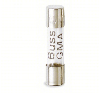 Bussmann GMA1A Fast-Acting Glass Fuse 1A 250V Through-Hole GMA Series