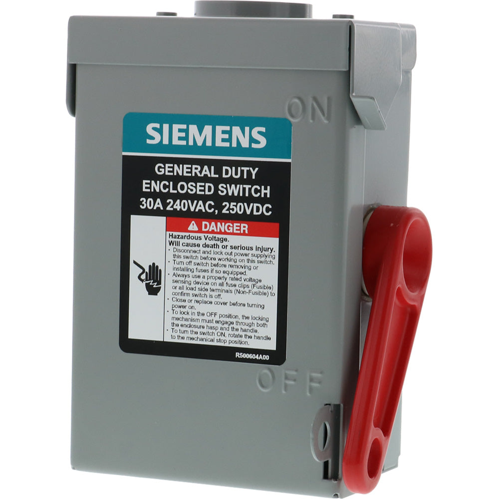 SIE GNF221RA NF GEN DUTY SAFETY SWITCH | 2P 2W 30A