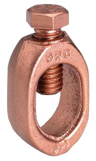 Burndy GRC34 Mechanical Ground Rod Clamp | 8 AWG to 1/0 AWG 3/4" Rod Copper Cable Direct Burial UL467