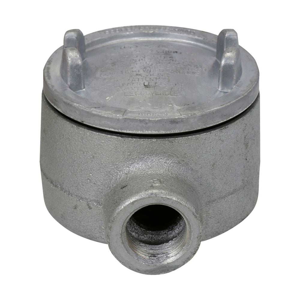 Crouse-Hinds GUAB47 Conduit Outlet Box | Feraloy Iron Alloy Dust-Ignitionproof Explosionproof Raintight GUA