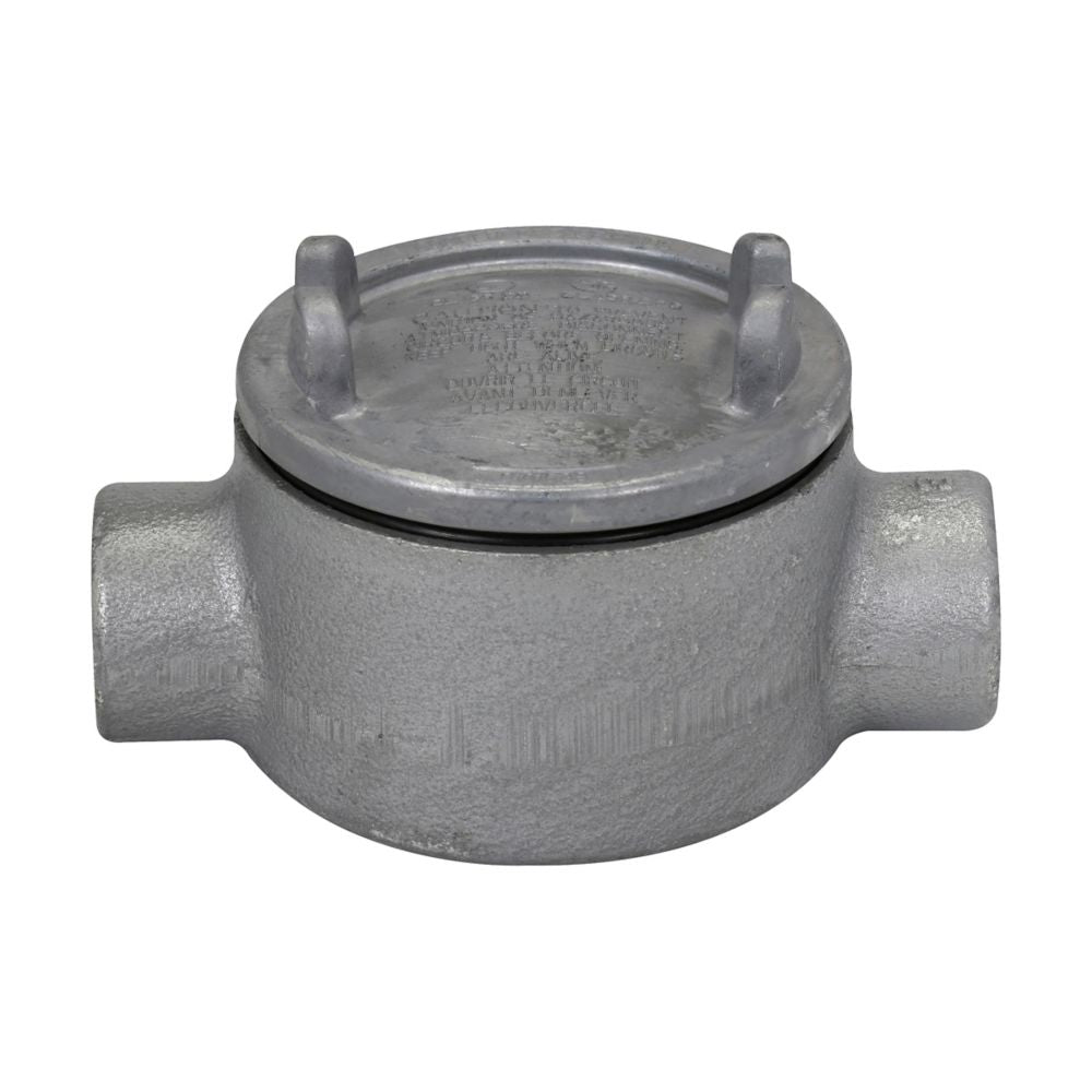 Crouse-Hinds GUAC49 Condulet GUA Conduit Outlet Box Feraloy Iron Alloy 5" Cover 1-1/4" Hub