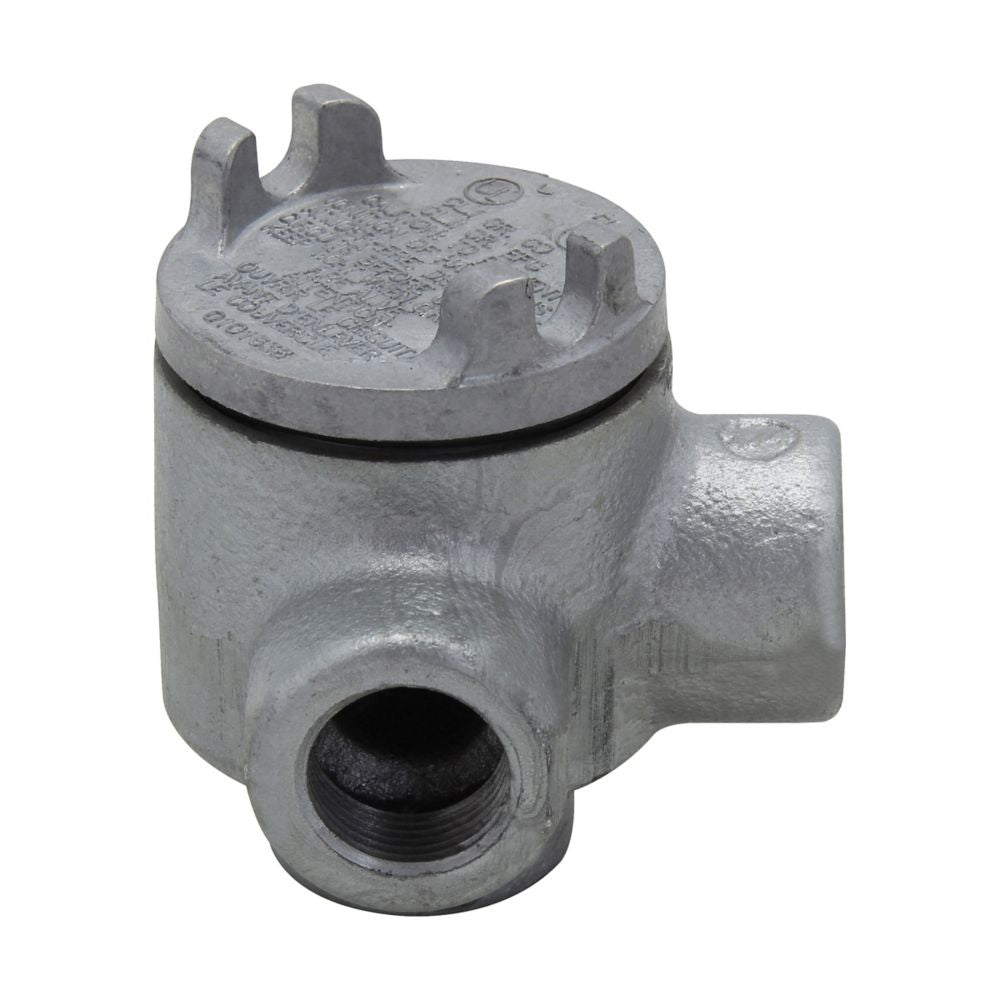 Crouse-Hinds GUAM24 Conduit Outlet Box | 2" Cover 3/4" Hub Feraloy Iron Alloy GUA