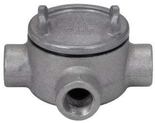 Crouse-Hinds GUAT69SA Conduit Outlet Box Aluminum 2-Inch 3-Hub Ocal-Blue