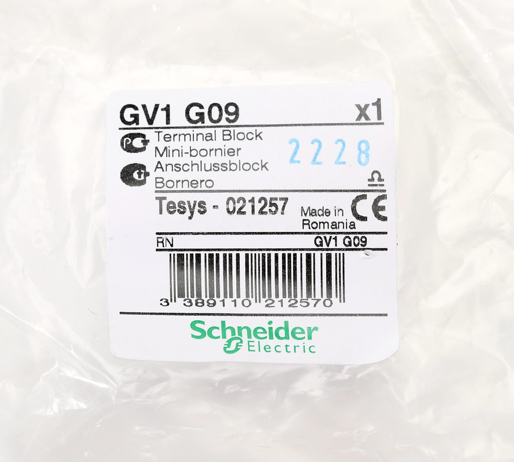 Schneider Electric GV1G09 Motor Control Terminal Block