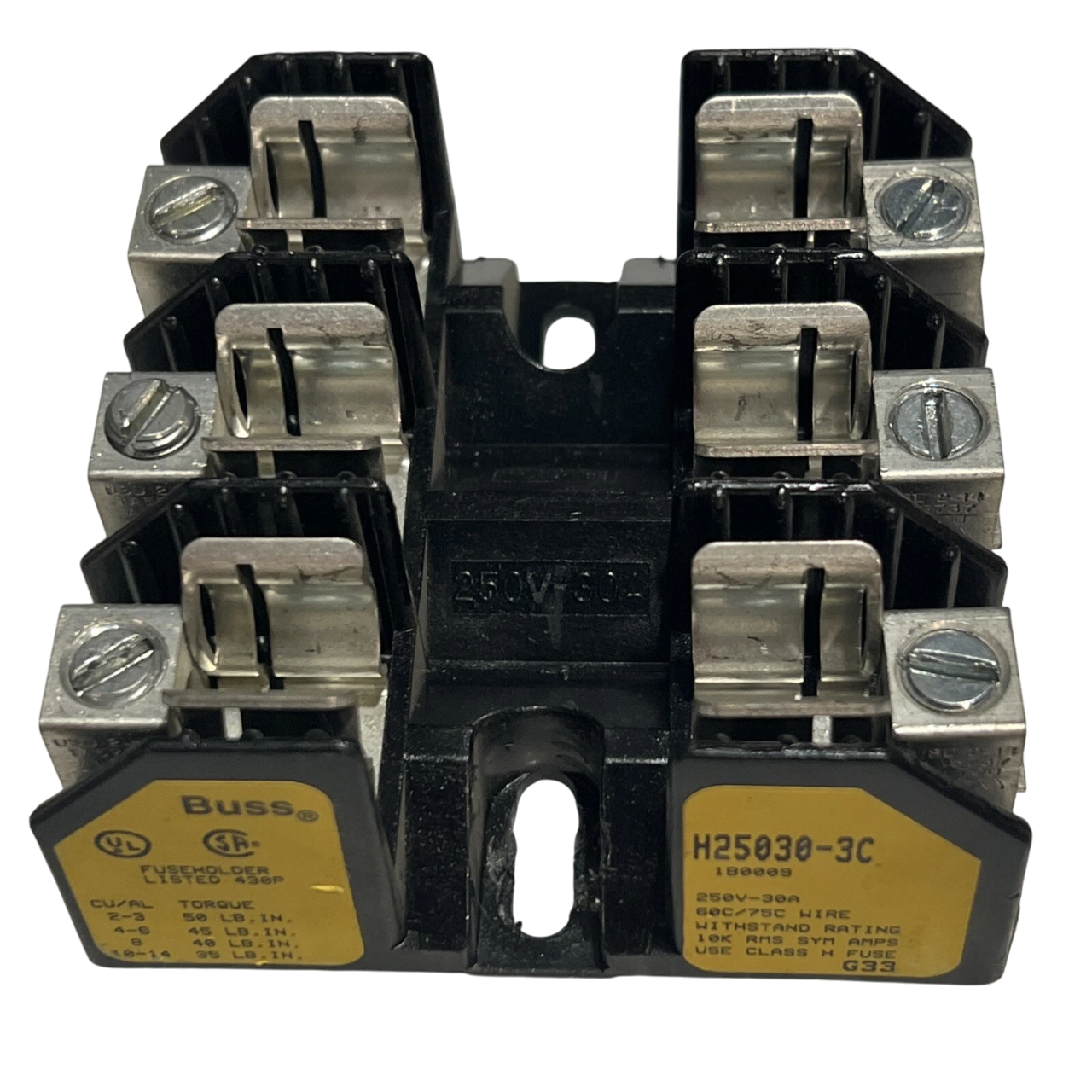 Eaton, Bussmannn H25030-3C Fuse | 250V 30A