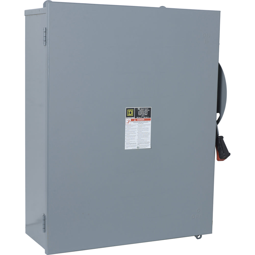 Square D H464 Disconnect | 600V 200A 3-Phase 4-Pole Fusible Switch