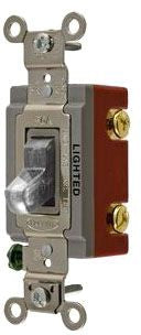 Hubbell HBL1221ILC Toggle switch | 20A 120/277V AC HBL
