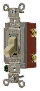 Hubbell HBL1222I Toggle switch | 20A 120/277V AC HBL