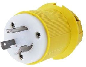 Hubbell HBL23CM11 Plugs Recep | 20A 125V 2-Pole 3-Wire NEMA L5-20P Twist-Lock Marine Grade