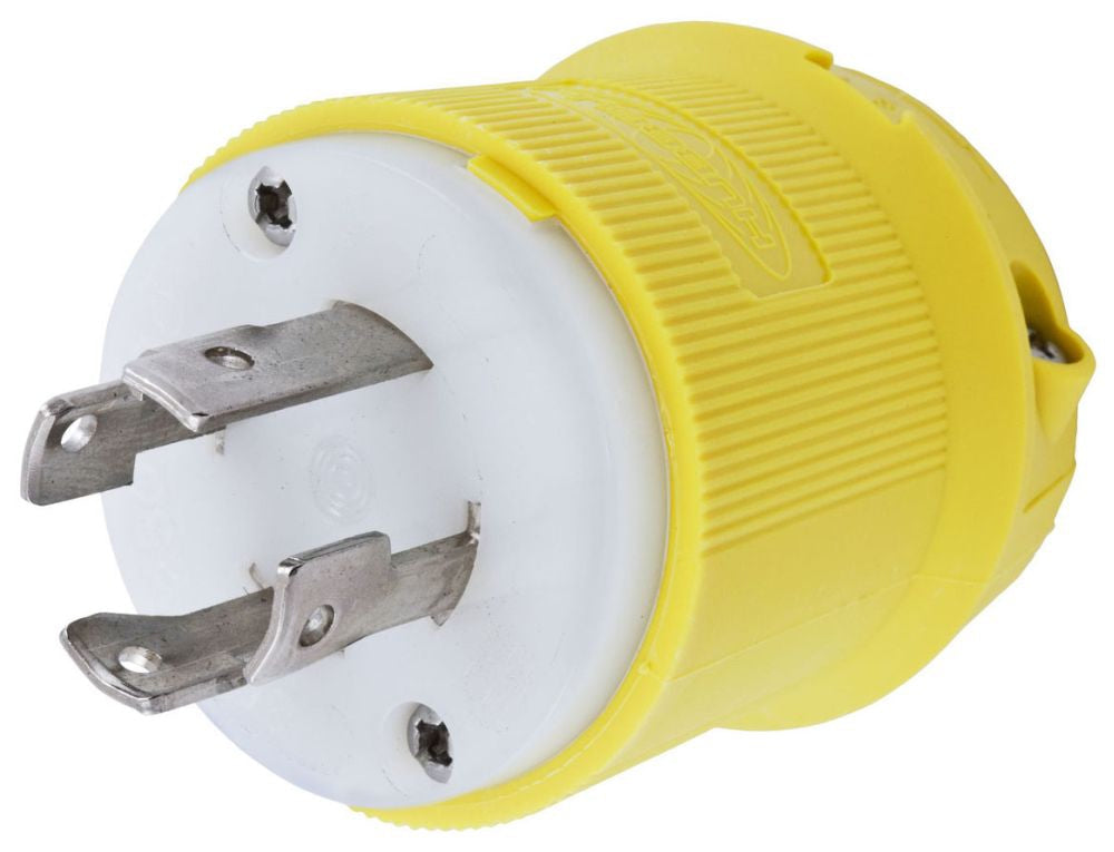 Hubbell HBL27CM21 Twist-Lock Plug | 30A 3-Phase 250V Corrosion-Resistant Marine Insulgrip