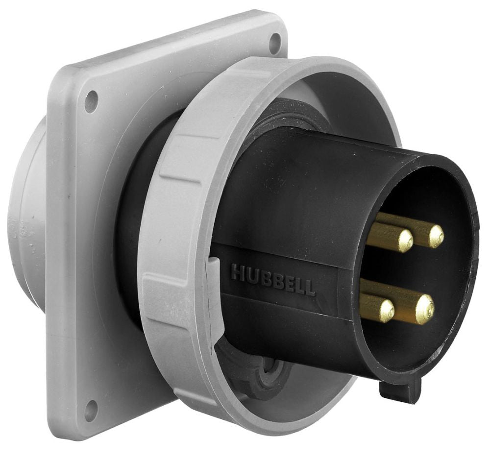 Hubbell HBL4100B5W Pin and Sleeve | 600V