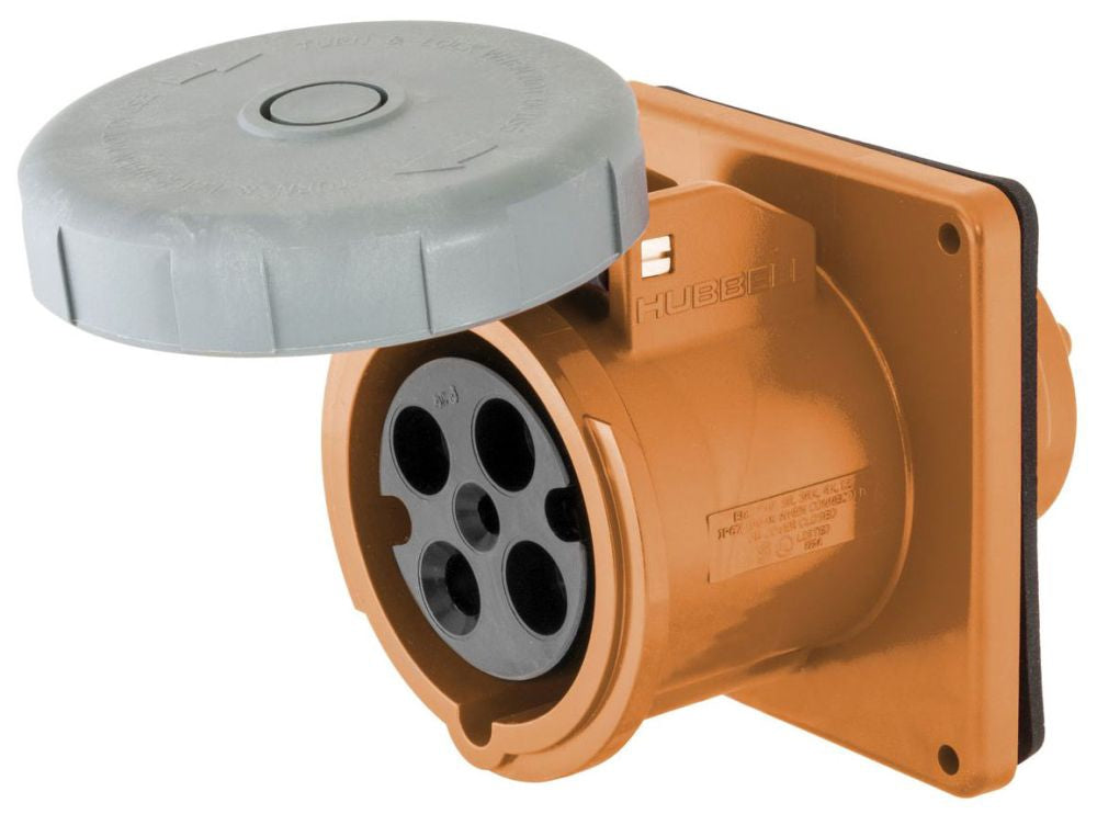 Hubbell HBL460R12W Pin & Sleeve | 125/250