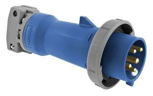 Hubbell HBL516P1W Pin and Sleeve Plug 16A 380/415V 4-Pole 5-Wire Watertight