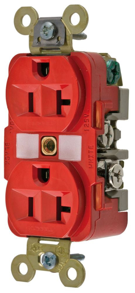 Hubbell HBL5362R Conduit & Fittings | 20A 125V NEMA 5-20R HBL