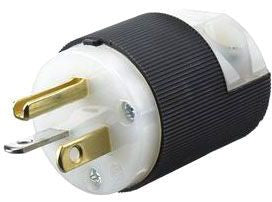 Hubbell HBL5366C Straight Blade Plug | 20A 125V