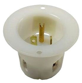 Hubbell HBL5378C Industrial Connector Plug | 20A 125V Straight Blade