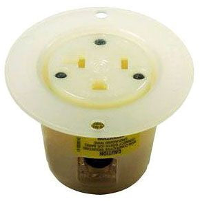 Hubbell HBL5379C Industrial Connector Plug | 20A 125V Straight Blade