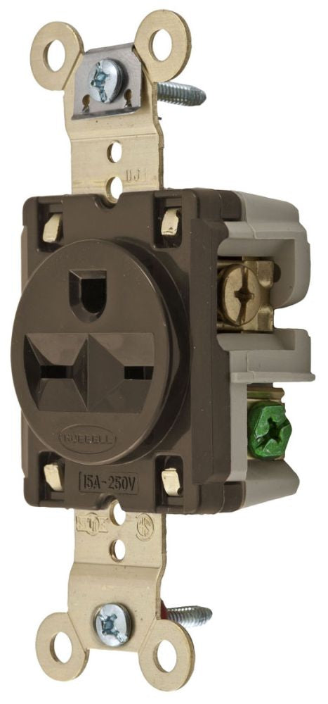 Hubbell HBL5661 Receptacle | 15A 250V 2P3W NEMA 6-15R