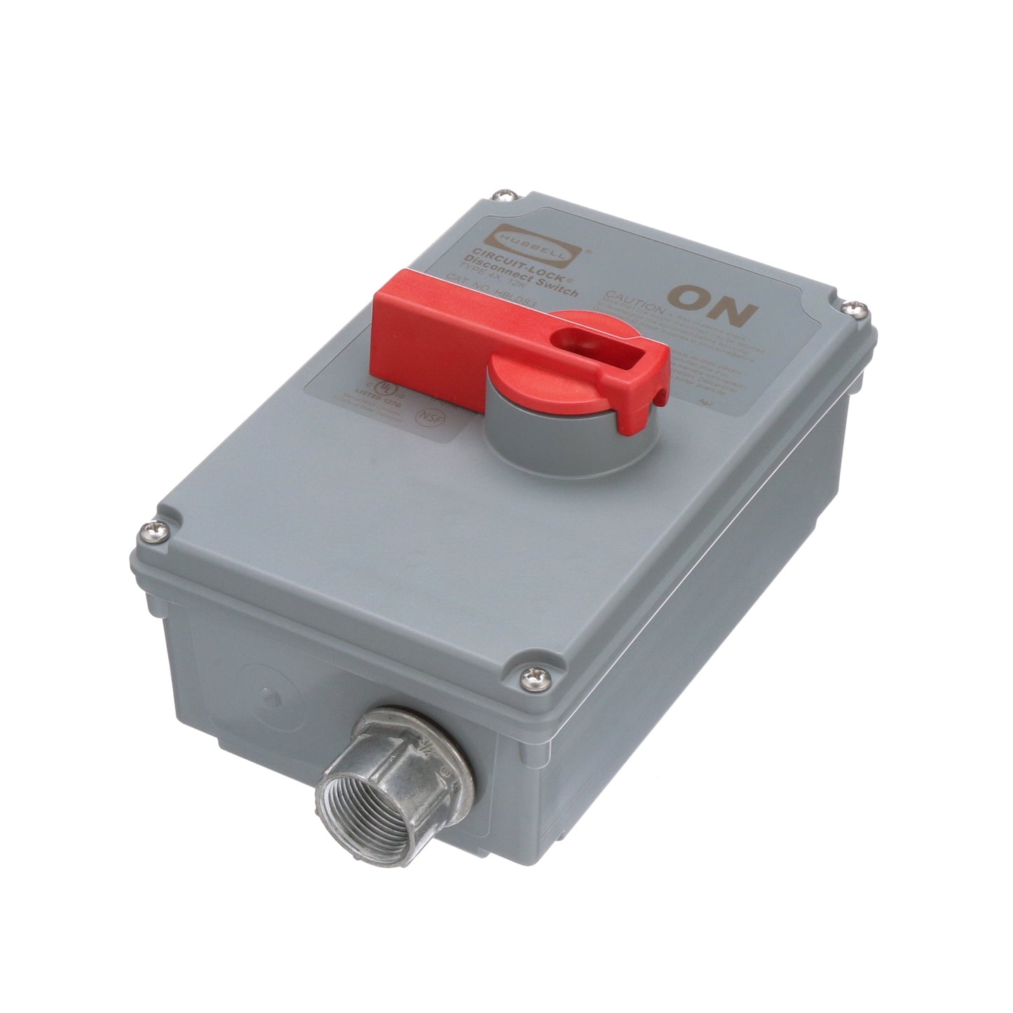 Hubbell HBLDS3 Non-fused motor disconnect switch | NEMA 4X/12 enclosure 600V