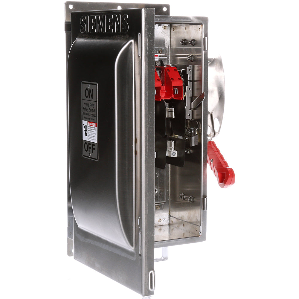 Siemens HF322S Disconnect Switch | 240V AC 60A 3P 3W Fusible NEMA 4X 200kA@240V