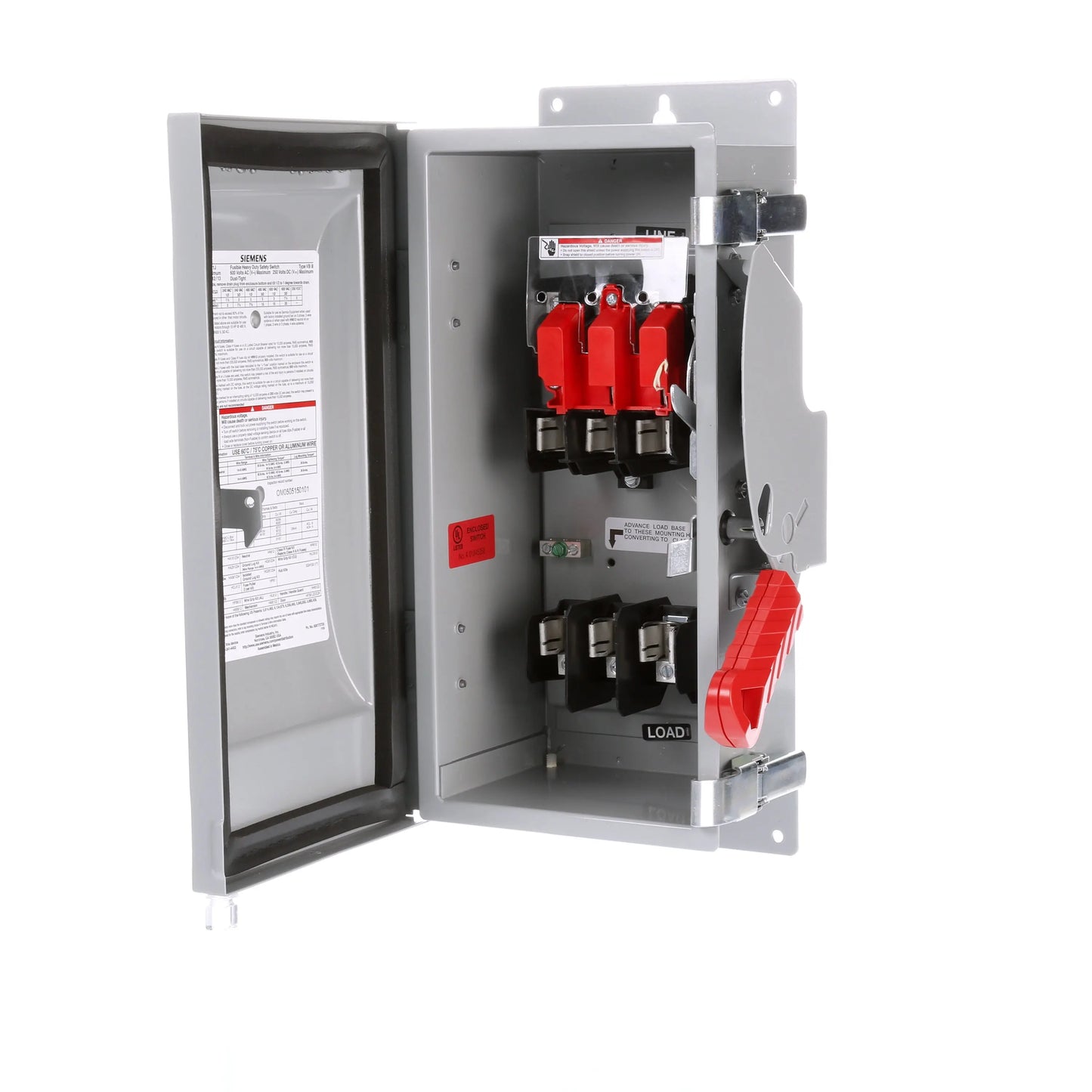 Siemens HF361J Disconnect Switch | 600V 30A 3P Fusible VBII Series Siemens