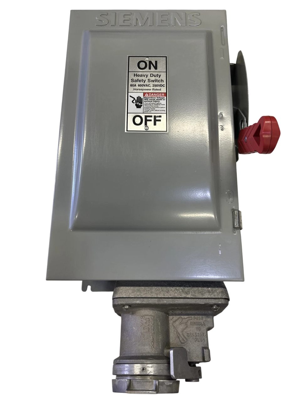Siemens HF362JCH Disconnect | 600 ACV Fusible Switch