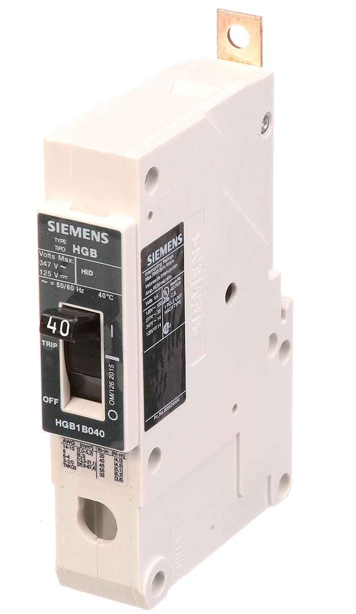Siemens HGB1B040B Circuit Breaker | VL Series HGB 347V 40A