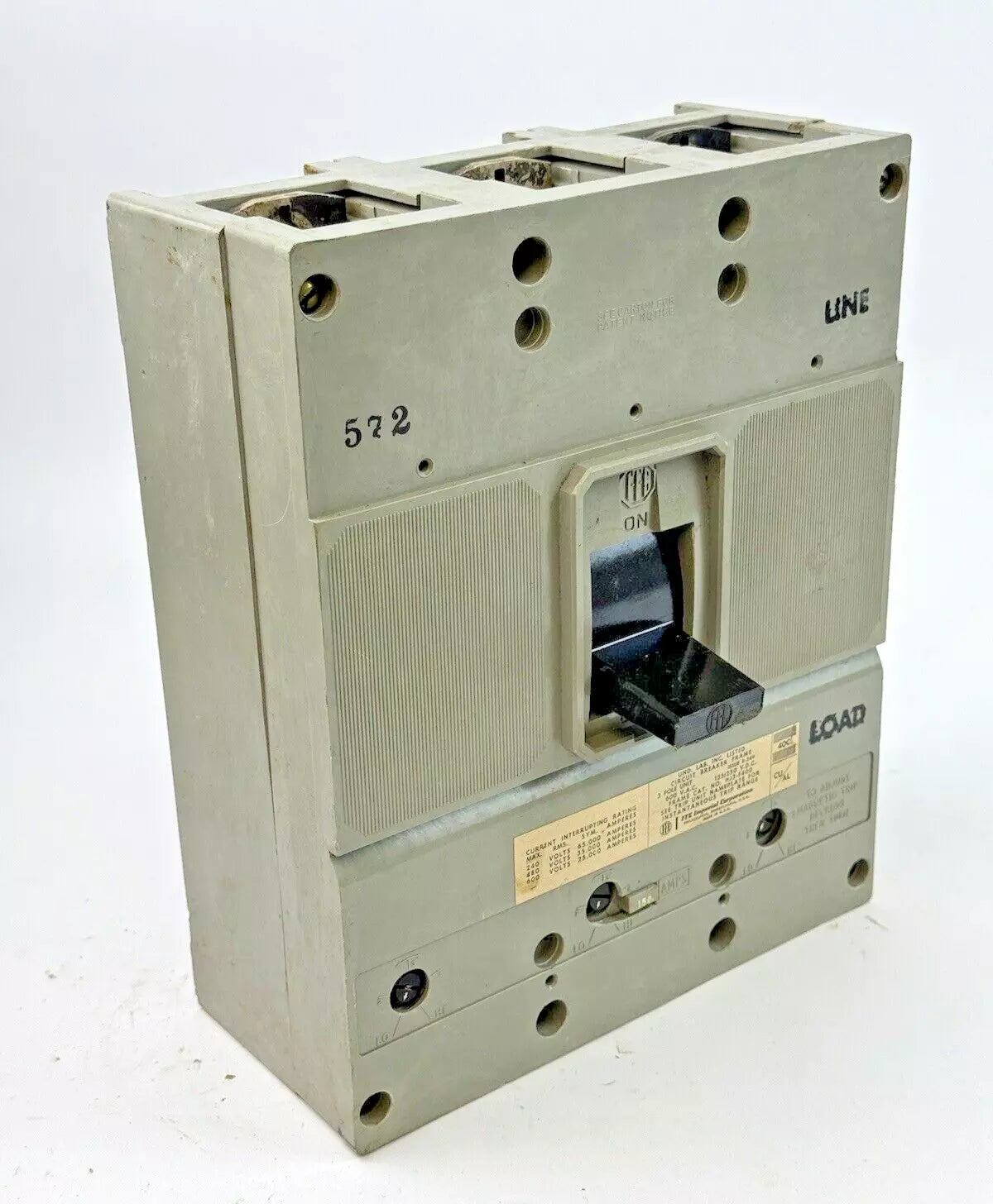 ITE HJ3F400 Circuit Breaker | 600V 4A 3P 65kA@480V Bolt-On HJ Series