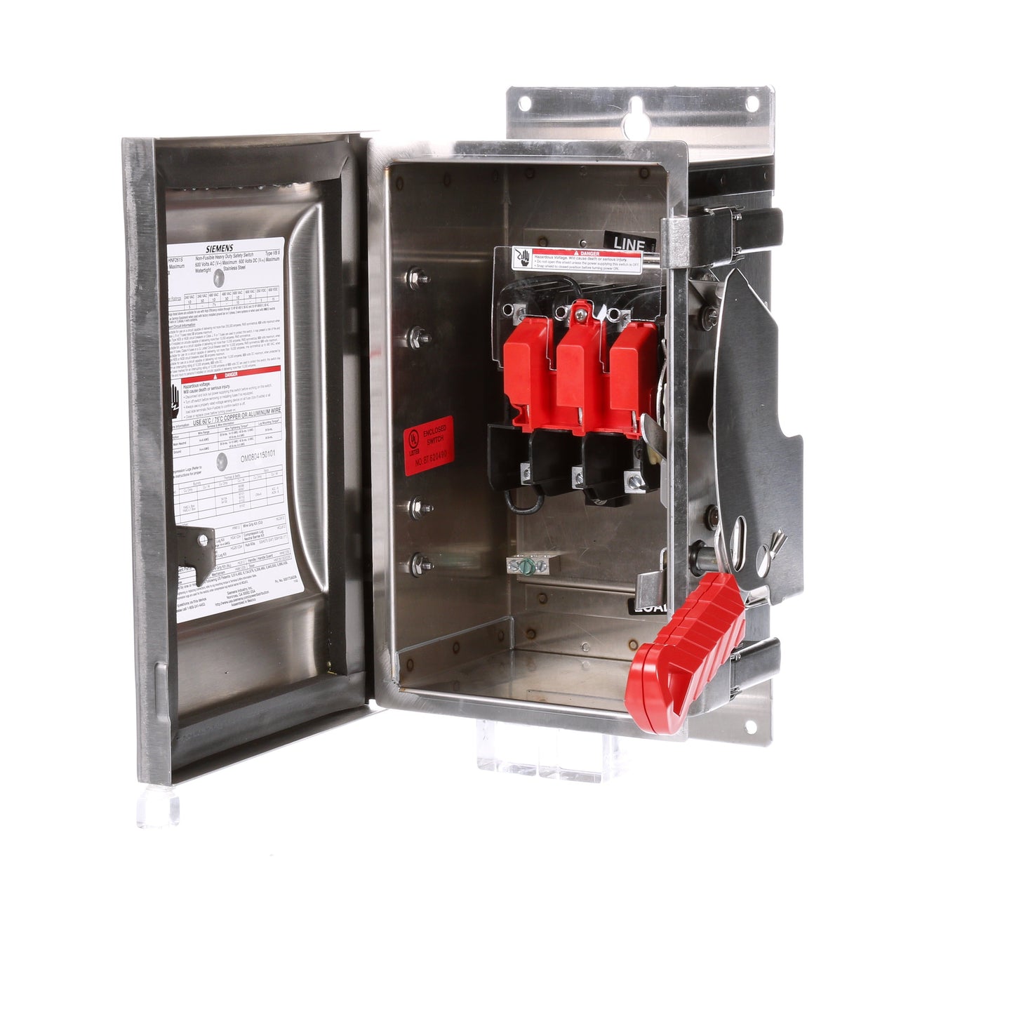 Siemens HNF261S Disconnect 600VAC 30A 2Pole Non-Fusible VBII Series