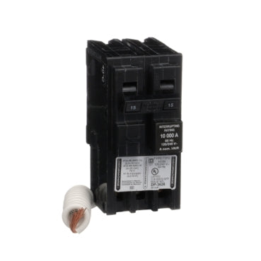 HOM215EPD - Square D Plug-In 15 Amp 2 Pole Circuit Breaker - Essential Electric Supply