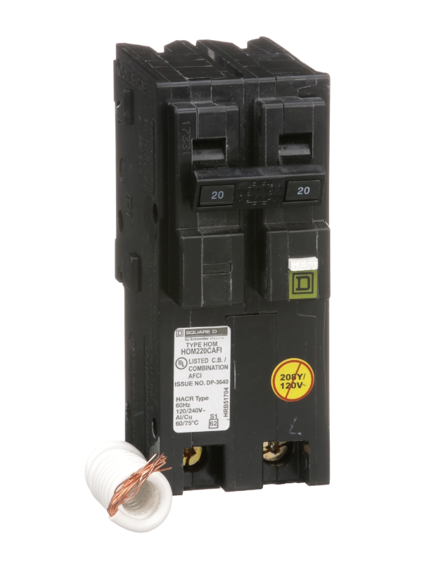 HOM220CAFI - Plug-In 120V 20A circuit breaker 10kA@120V - Essential Electric Supply