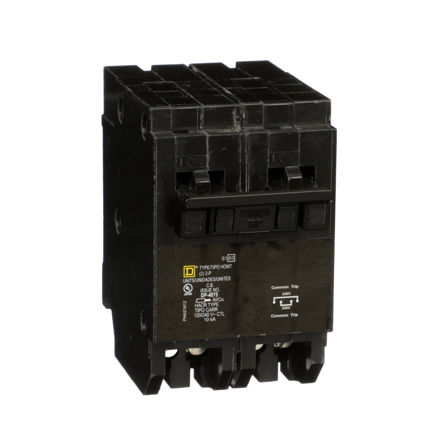 Schneider Electric HOMT230240 Circuit Breaker | 240V 40A 2P 10kA@240V Plug-In HOMELINE