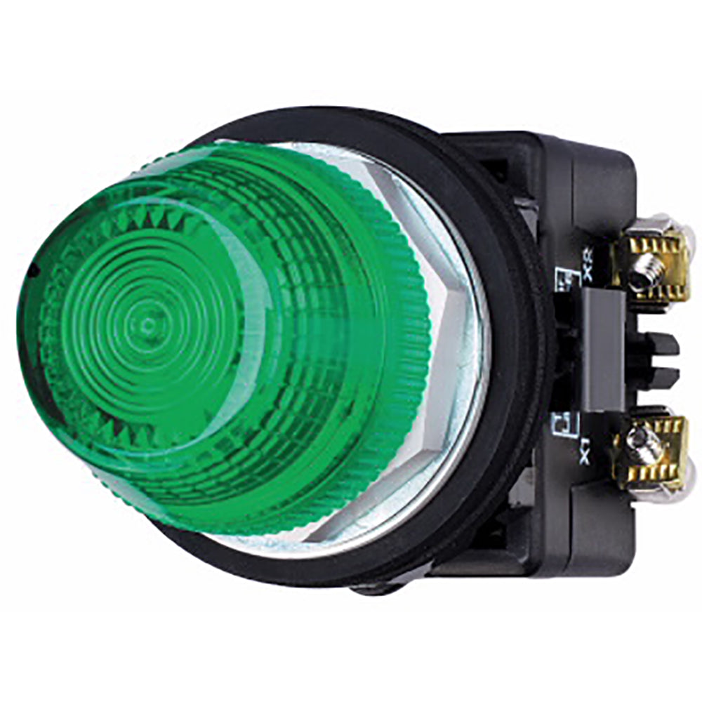 Cutler-Hammer HT8HFGV7 Indicating Light 30mm Green 120V Incandescent HT800