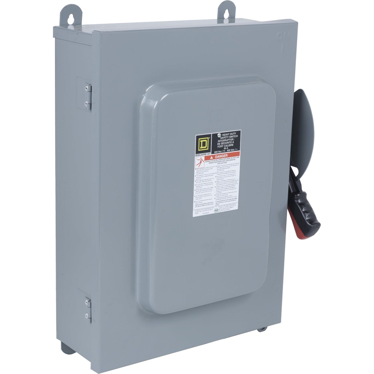 Square D HU462AWK Disconnect Switch | 600V AC/DC 60A 3P 4P Series E
