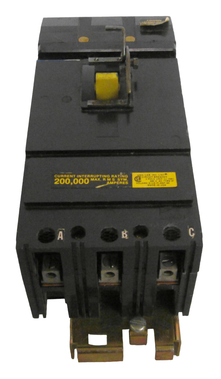 IF34070 - Square D I-Line Style Plug-In 480V 70A 3 pole circuit breaker 200kA@480V - Essential Electric Supply