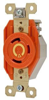 Hubbell IG2610 Isolated Ground Single Receptacle | 125V 2P3W NEMA 5 Series