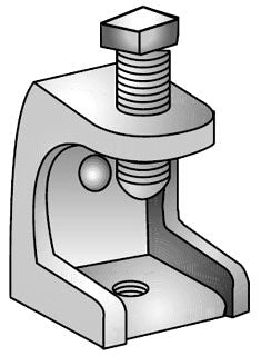 OZ/Gedney IS503 Beam Clamp Electrical Fitting Rigid/IMC Metal Conduit 900 lb Load Malleable Iron
