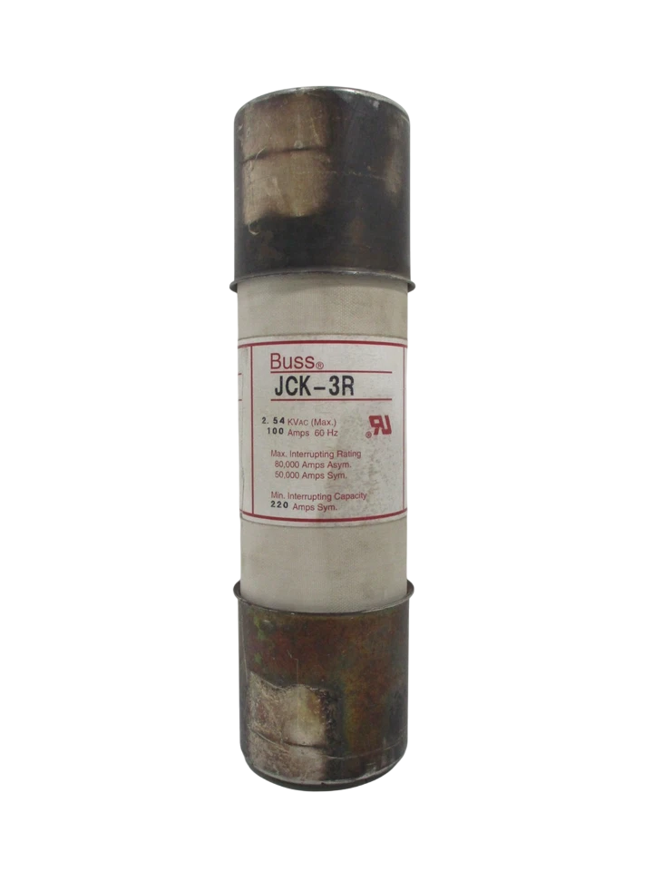 Cooper Bussmannn JCK-A-3R Medium Voltage Fuse 2540V 100A 50kA@2400V JC Series