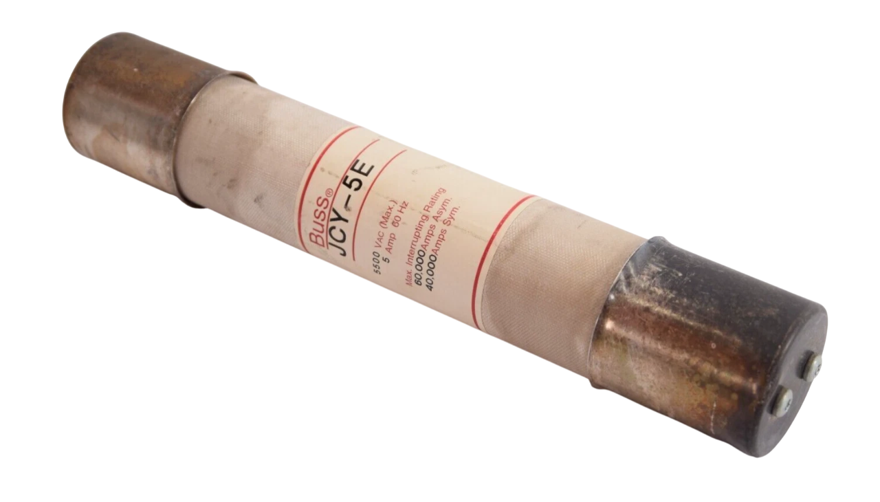 Cooper Bussmann JCY-5E Medium Voltage Fuse 5500V 5A 40kA@5500V JCY