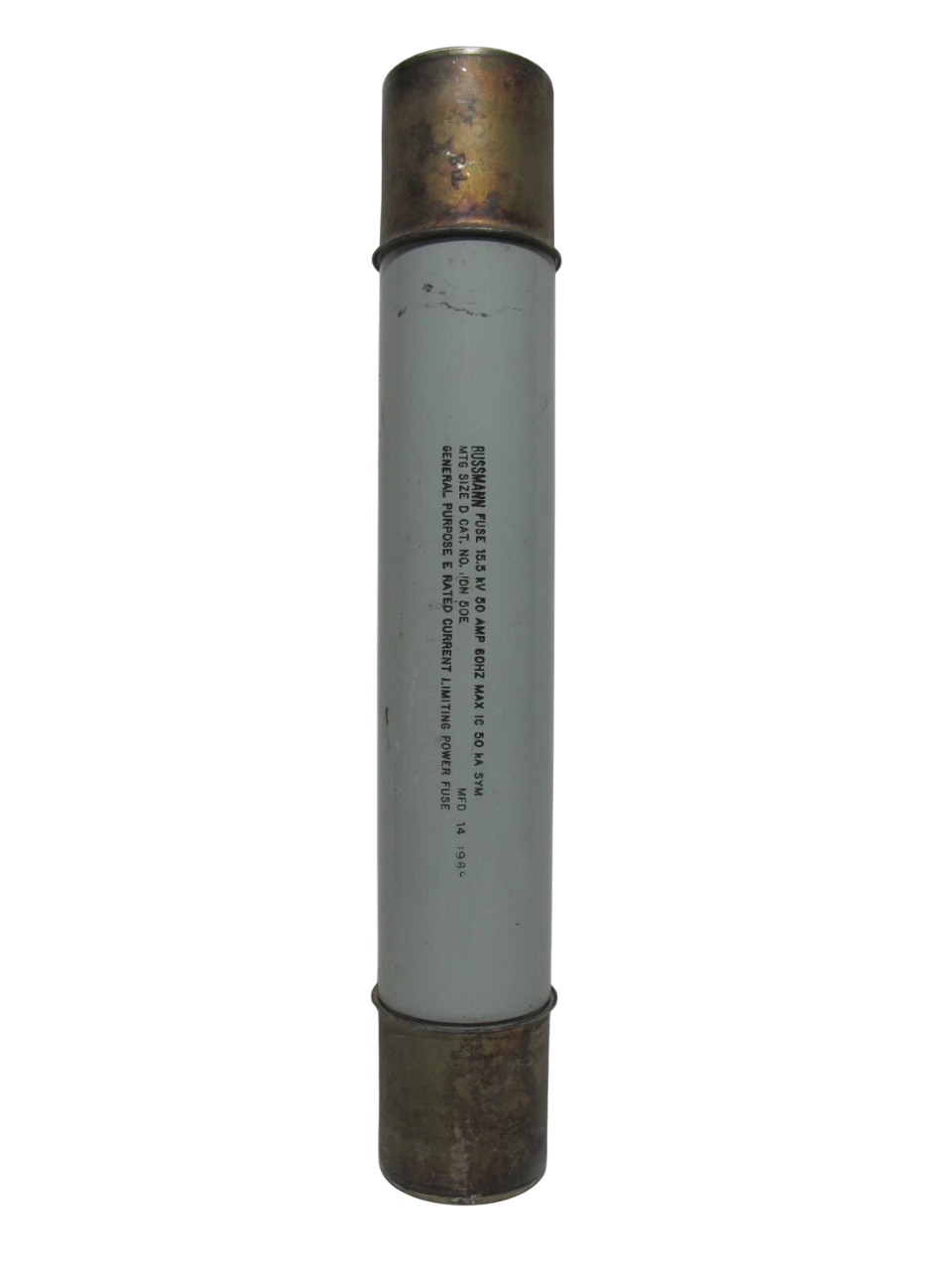 Bussmann JDN-100E Medium Voltage Fuse 15500V 100A JDN
