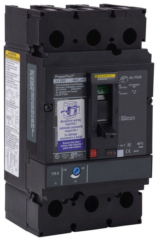 JJL36250SA - Square D/ Schneider Electric Feed-Thru 250 Amp 3 Pole Circuit Breaker - Essential Electric Supply