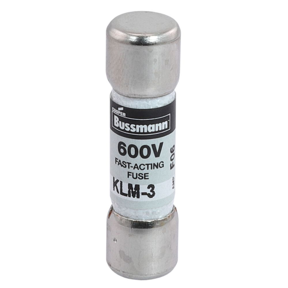 Bussmann KLM-3 Low Voltage Fuse | 600V 3A 100kA@600V KLM Series