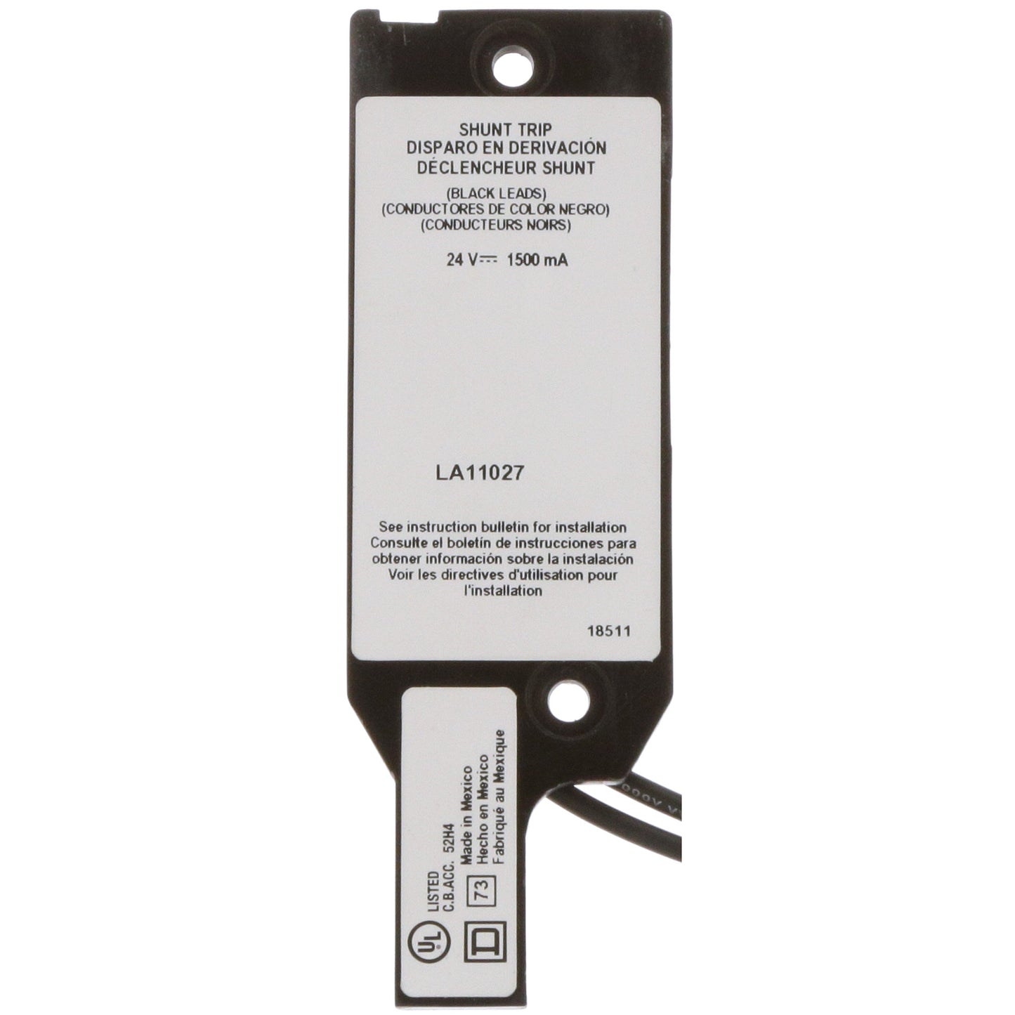 Square D LA11027 Circuit Breaker Shunt Trip | 24V LA Series