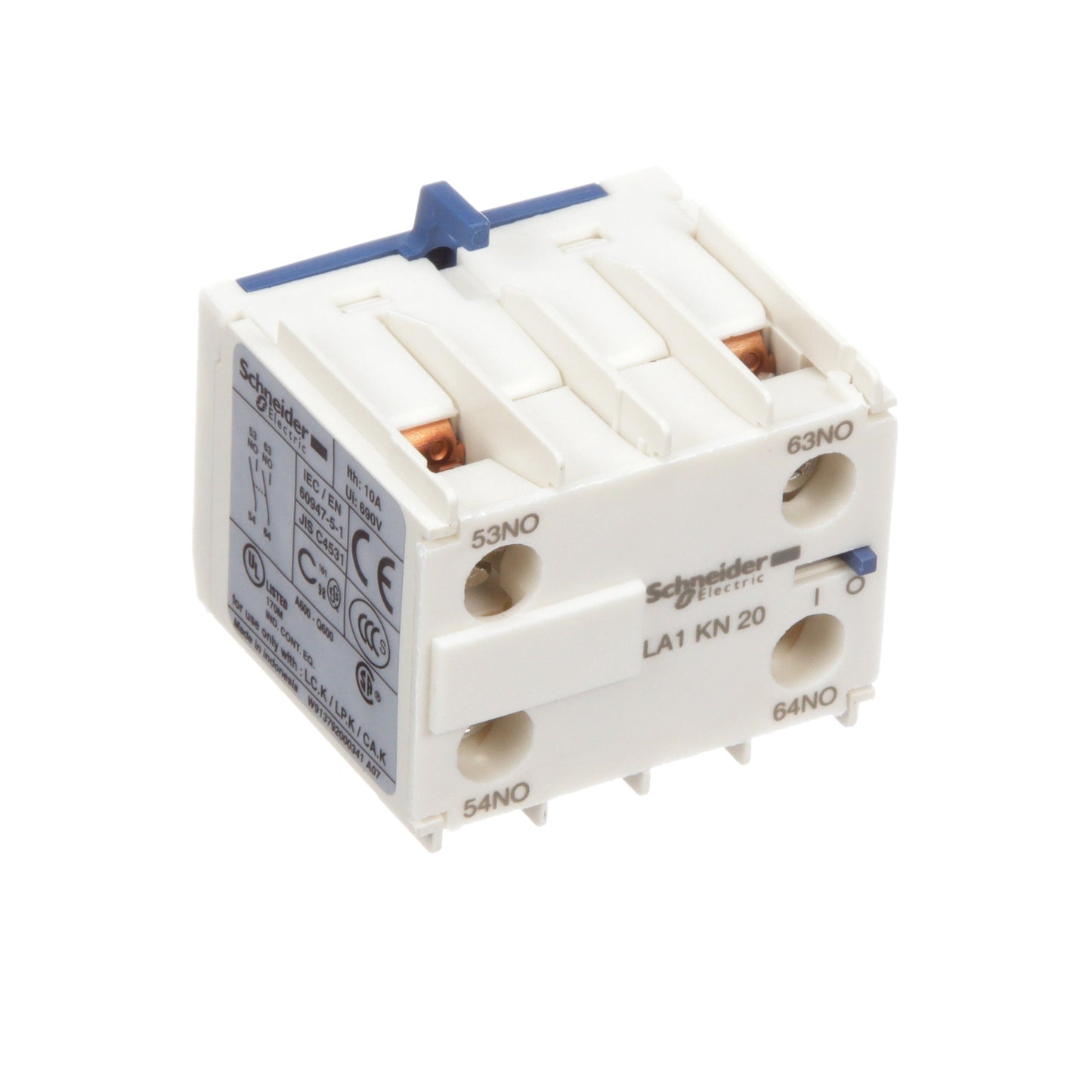 Square D LA1KN20 Contactor And Motor Starter Auxiliary | 690V AC 300A 3P 3Pole 2NO LSIG Solid State