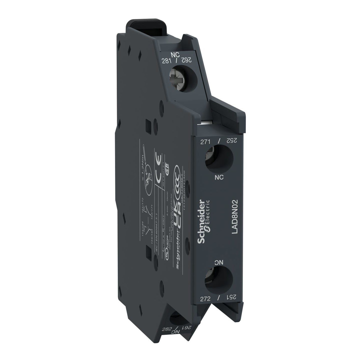 LAD8N02 Schneider Electric TeSys D Auxiliary Contact 2 NC - Essential Electric Supply