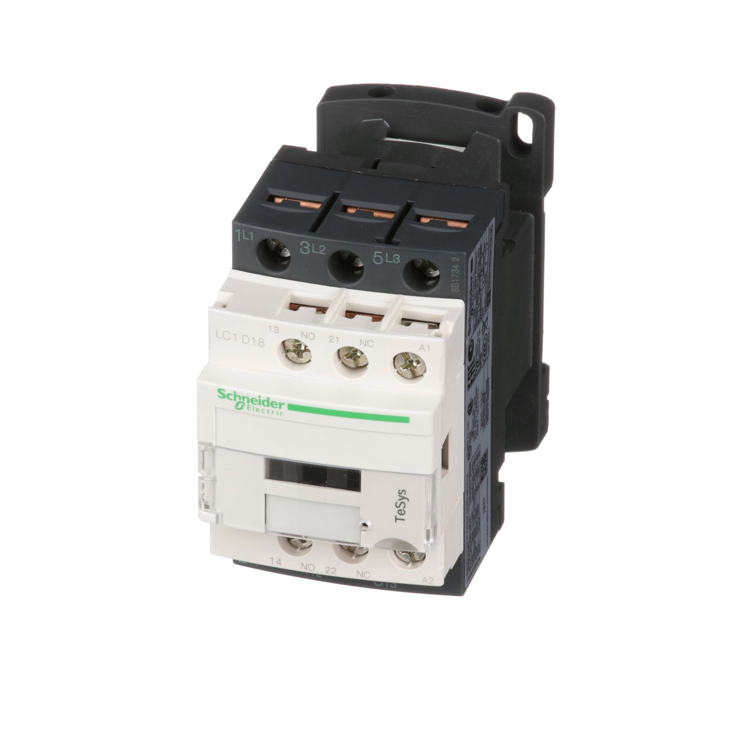 Square D LC1D18T7 Contactor | 3P 690V 18A 480V coil TeSys D