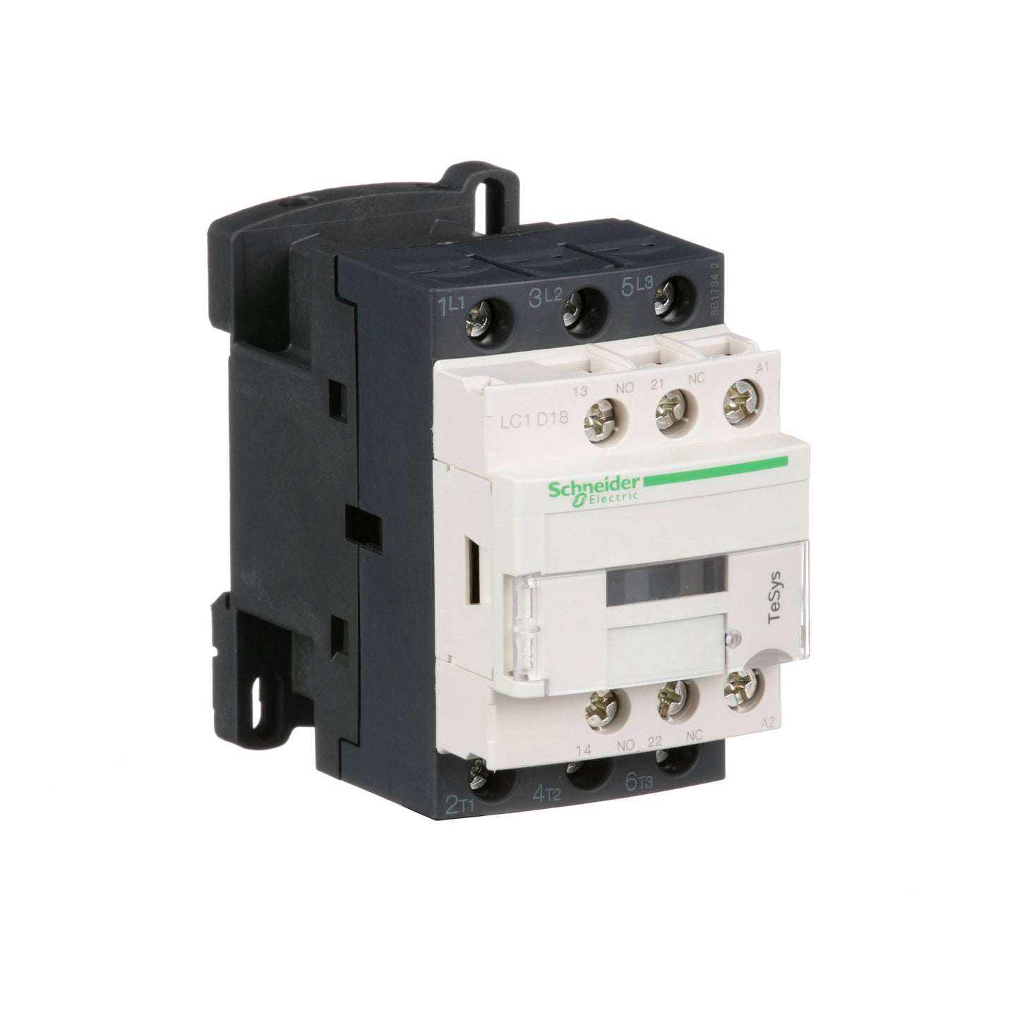 Square D LC1D18T7 Contactor | 3P 690V 18A 480V coil TeSys D