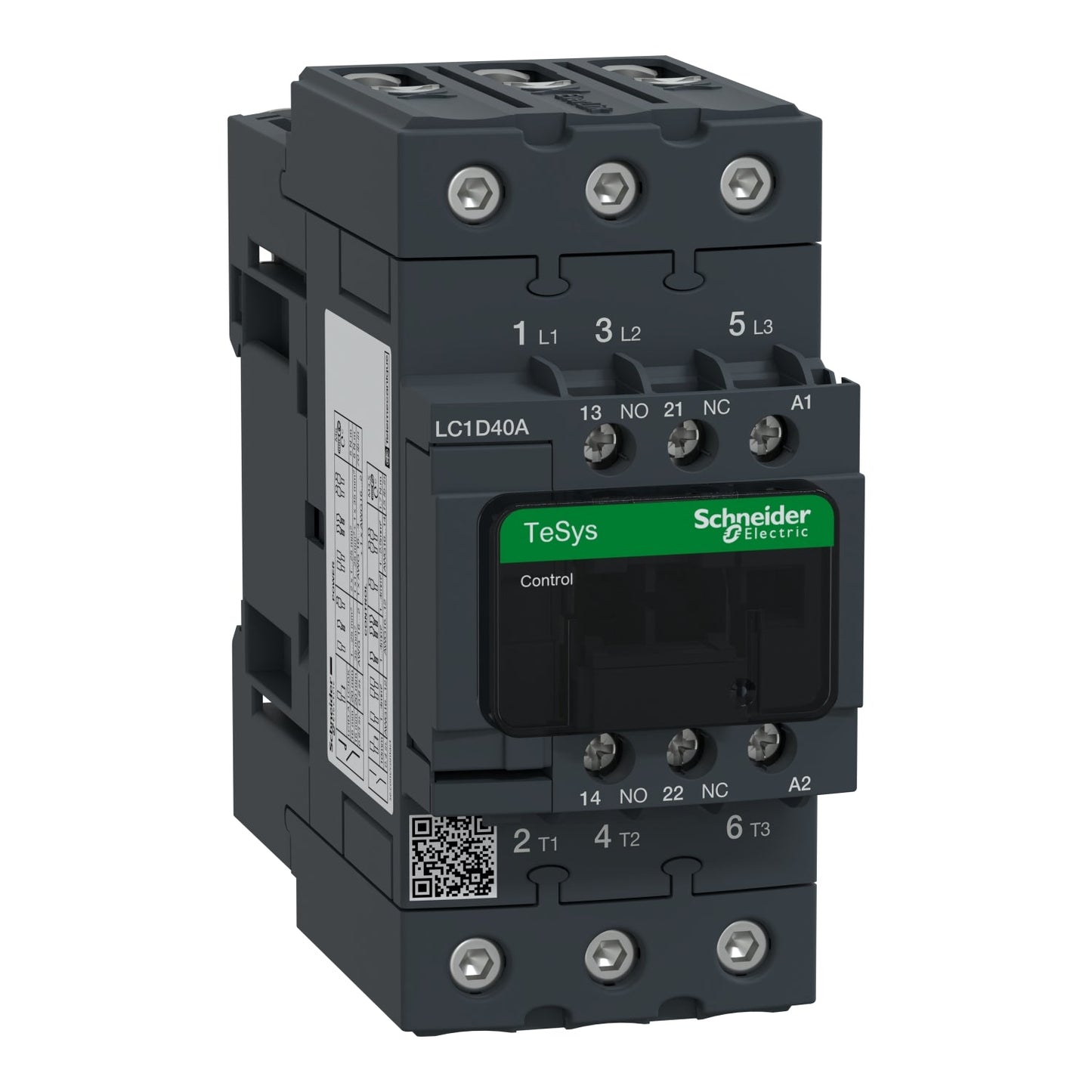 LC1D40AQ7C Schneider Electric TeSys D Contactor 3 pole 3 phase 690V 40A 380V coil - Essential Electric Supply