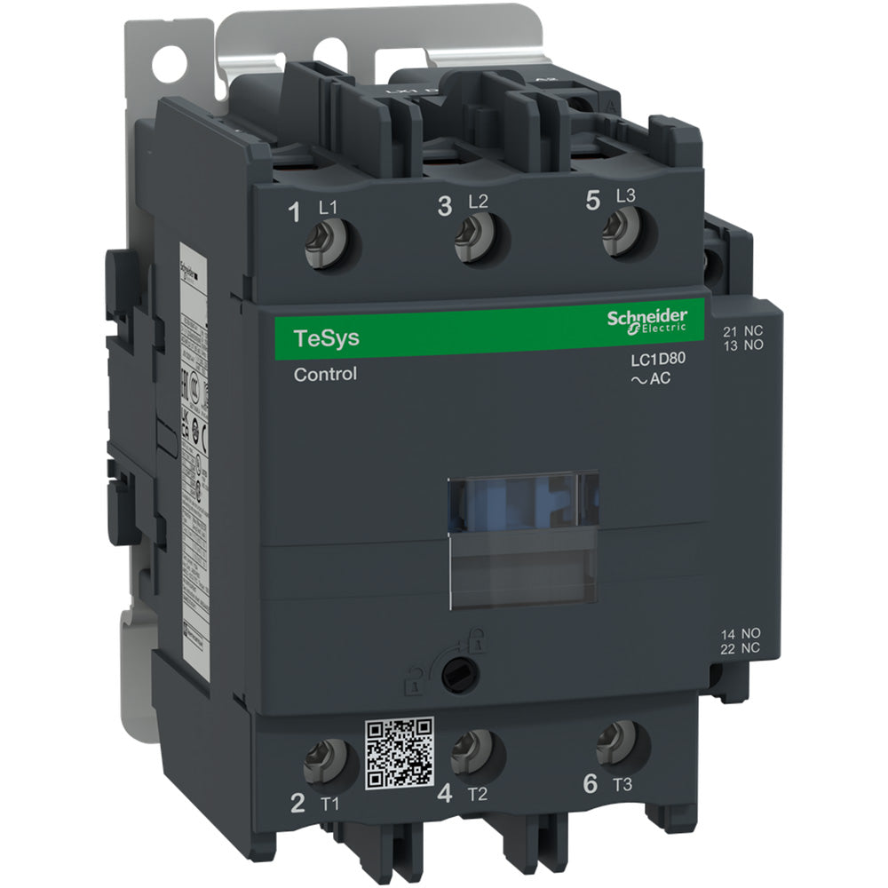 Square D LC1D80G7 Contactor | 3P 3 Phase 600V 125A 120V Coil