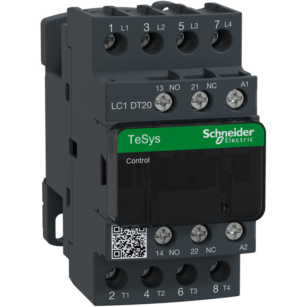 Schneider Electric LC1DT20G7 Contactor | 4 Pole 3 Phase 690V 20A 120V Coil TeSys D